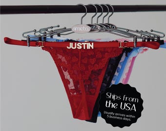Custom Thong With Name • Personalized Thong • Custom Name Thong • G-Strings