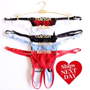 Extreme Open Crotched Lingerie • Custom Thong • Panty Open • Anniversary Panty