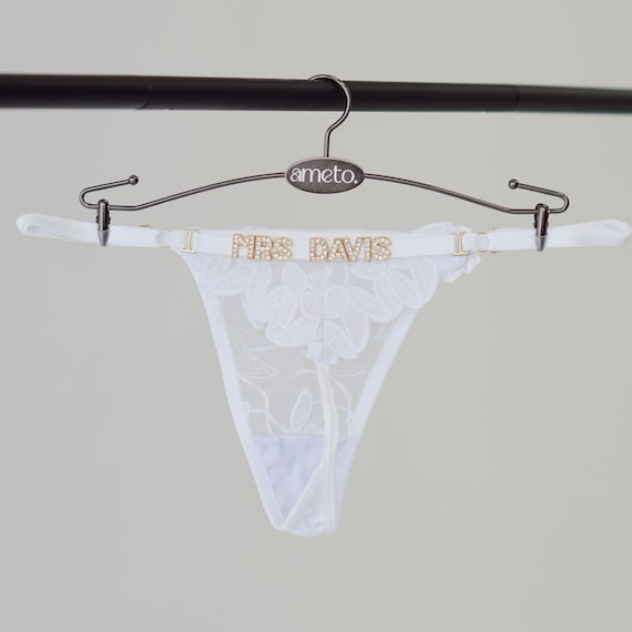 Bridal Custom Underwear Gift • Bachelorette Games • Bride to Be Gift • Future Mrs • Bridal Shower Gift
