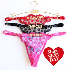 Custom Thong with Name • Personalized Thong • Custom Thong • Custom Name Thong