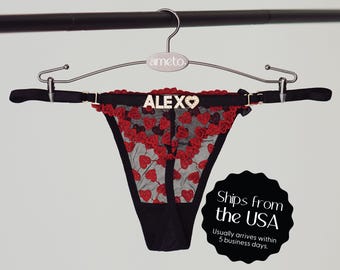 Custom Name Thong G-Strings • Personalized Thong • Custom Thong