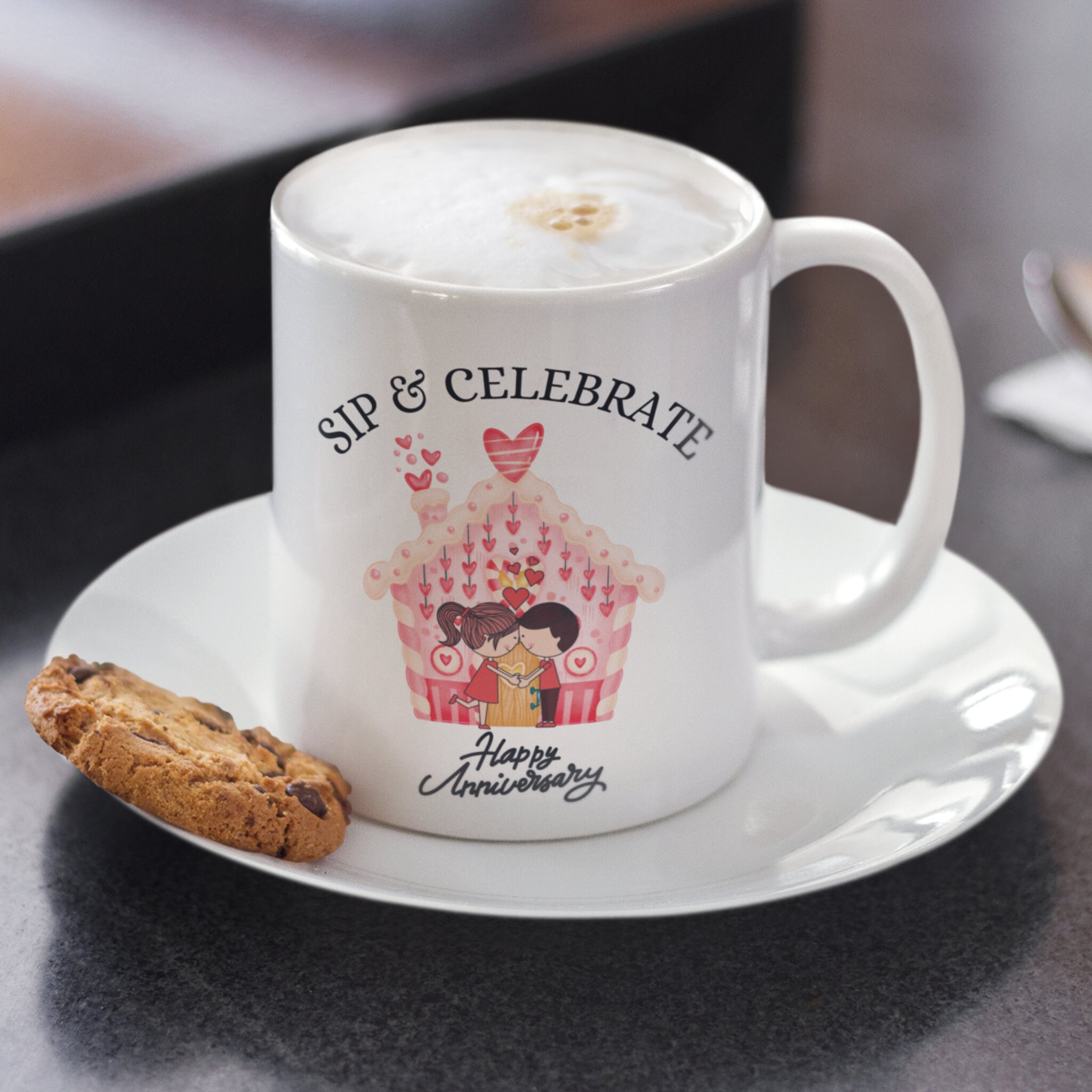 Anniversary Mug Happy Anniversary Mug Template , Anniversary Gifts for Lover Gifted ,mug Design ...