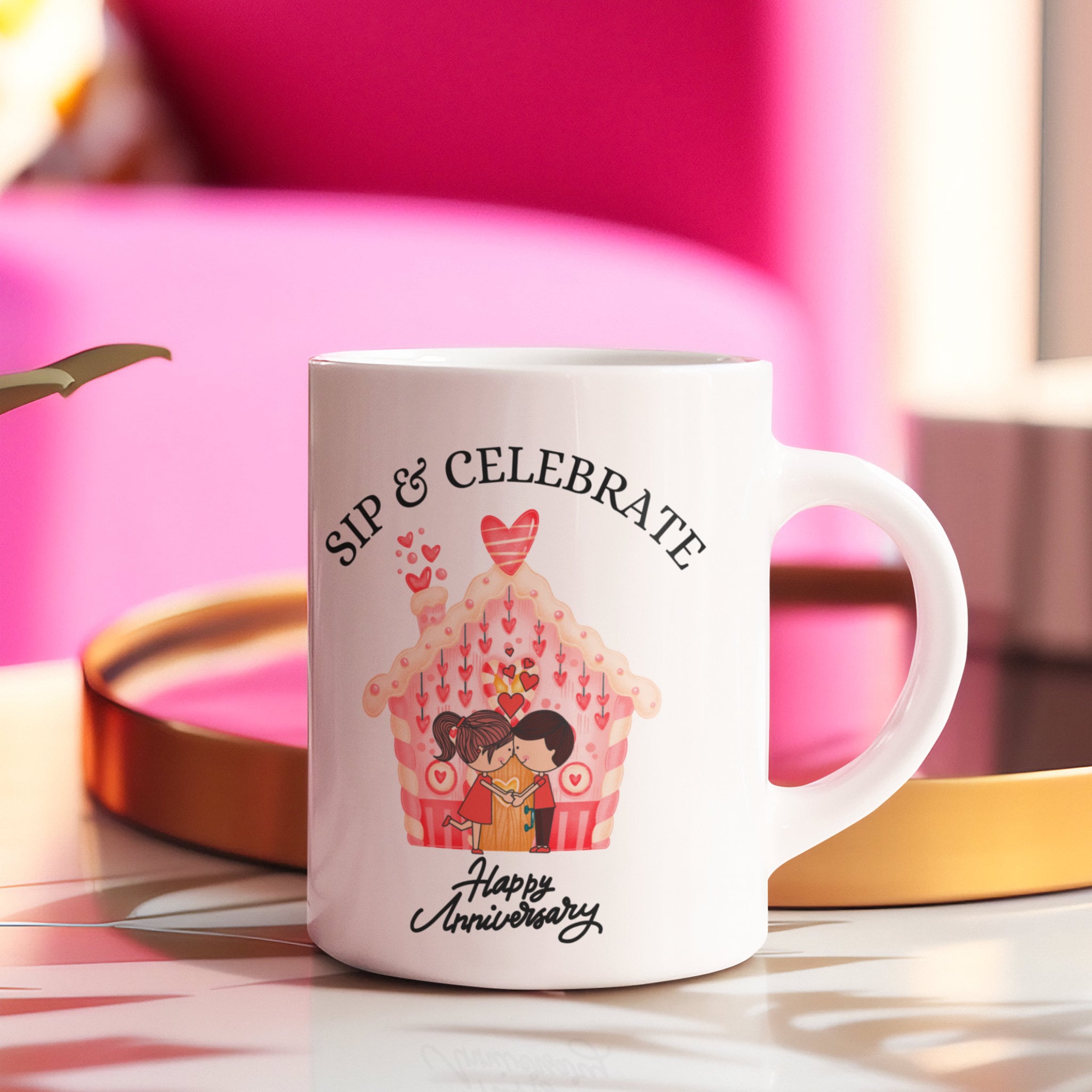Anniversary Mug Happy Anniversary Mug Template , Anniversary Gifts for ...