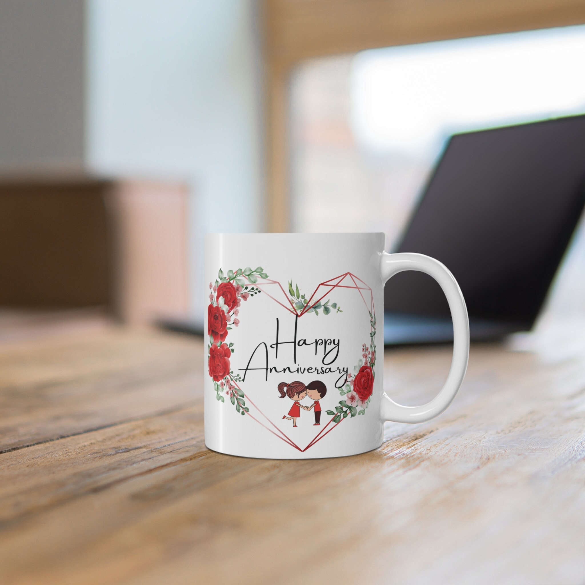 Anniversary Mug - Happy Anniversary Mug Template , Anniversary Gifts ...