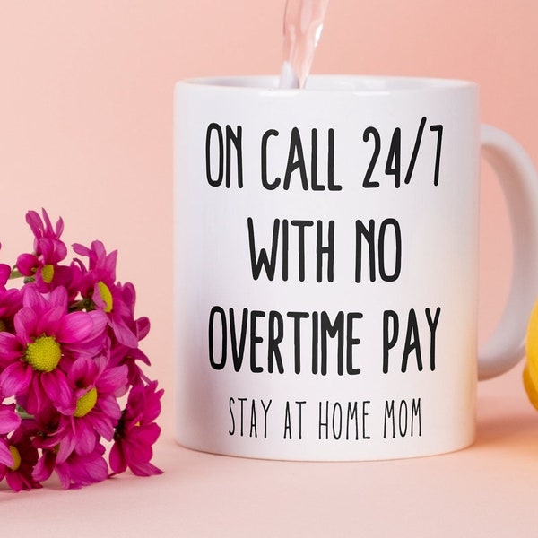 Stay at Home Mom Coffee Mug, Gift for SAHM, Homeschooling Momma, Work from Home Mom, Supermom, Mommy, Mother's Day