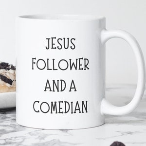 Comedian Coffee Mug Gift for Comedienne, Stand Up Comedian, Improv Comedian, Clean Comedian, Funny Man, Jokester, Entertainer, Joke Teller