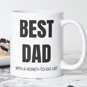 Best Dad Funny Coffee Mug, Gift for Proud Dad, Best Dad Ever, World&#39;s Best Dad, Father&#39;s Day, from Wife, from Kids