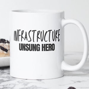 City Utility Worker Coffee Mug, Gift for Lineman, Electrician, Construction Worker, Powerline Tech, Public Works, Thanks