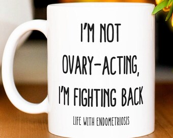Endometriosis Awareness Coffee Mug, Endo Warrior Support Gift