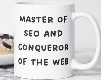 Funny Digital Marketer Coffee Mug, SEO Master Gift