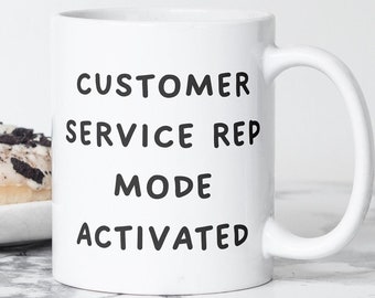Customer Service Representative Coffee Mug Gift for Customer Service Rep, Client Service Consultant, Customer Specialist