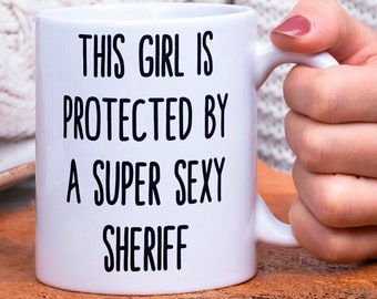 Sheriff Wife Coffee Mug, Gift for Police Spouse