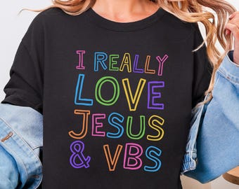 VBS Teacher Shirt, Vacation Bible School Shirt, I Love VBS, VBS T-Shirt, Vbs Appreciation Gift for Vbs Volunteer, Vbs Teacher