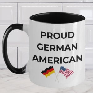 German American Day Coffee Mug, Gift for German American Flag, German Heritage, Proud German American, German Culture, German Christmas Gift