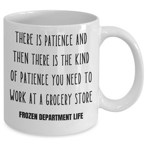 Frozen Department Life Coffee Mug, Grocery Store Associate Gift Bild 4