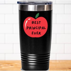 Male Principal Appreciation Tumbler Gift for Best Principal, Happy Birthday Principal, School Principal, Jr High Principal, Female Principal