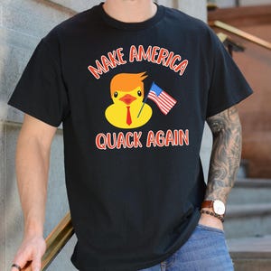 Trump Rubber Duck USA Shirt, Trump Rubber Ducky T-Shirt, Trump Stuff Gift for Trump Supporter, Funny Trump Christmas Gag Gift, Trump 2024