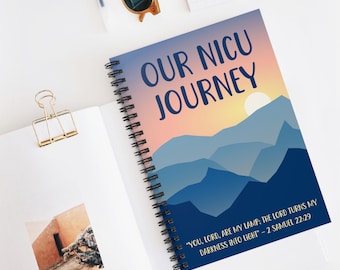 NICU Journal for Mom, NICU Mom Notebook, NICU Mom Essentials, Nicu Mom Gift Basket Ideas. Nicu Mom and Dad Gifts. Nicu Christian Notebook