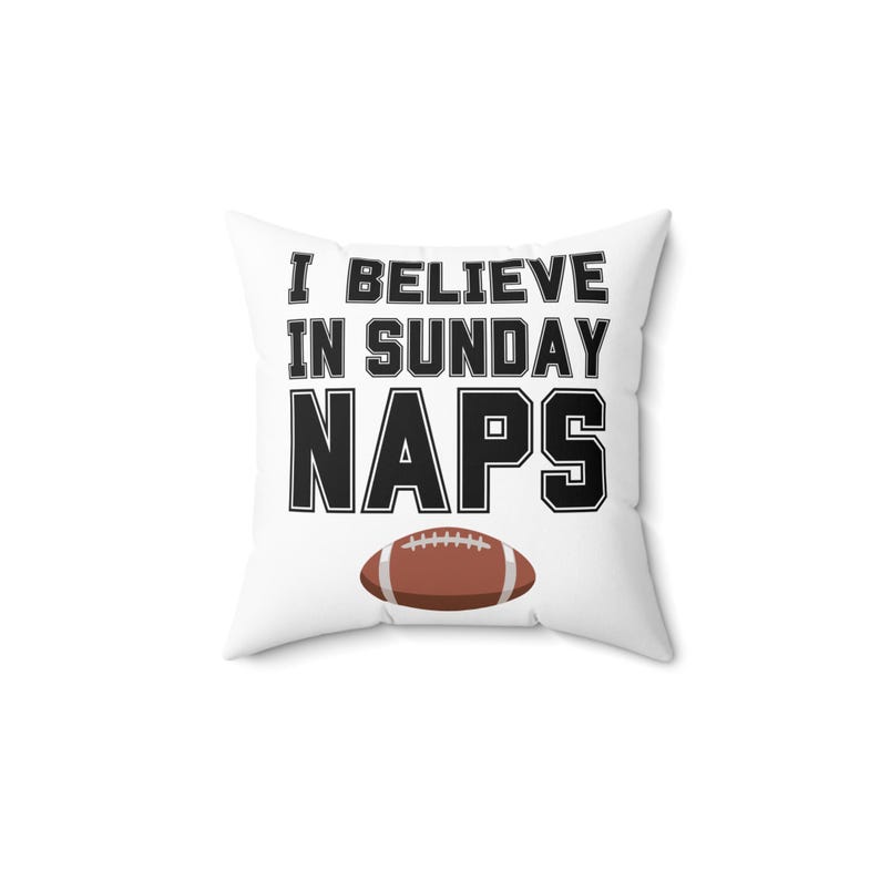 WackieCreationsCo I Believe In Naps Pillow
