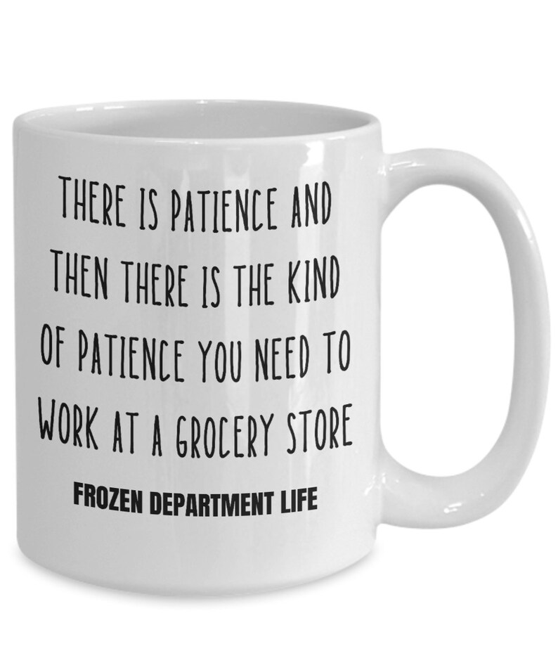 Frozen Department Life Coffee Mug, Grocery Store Associate Gift Bild 3