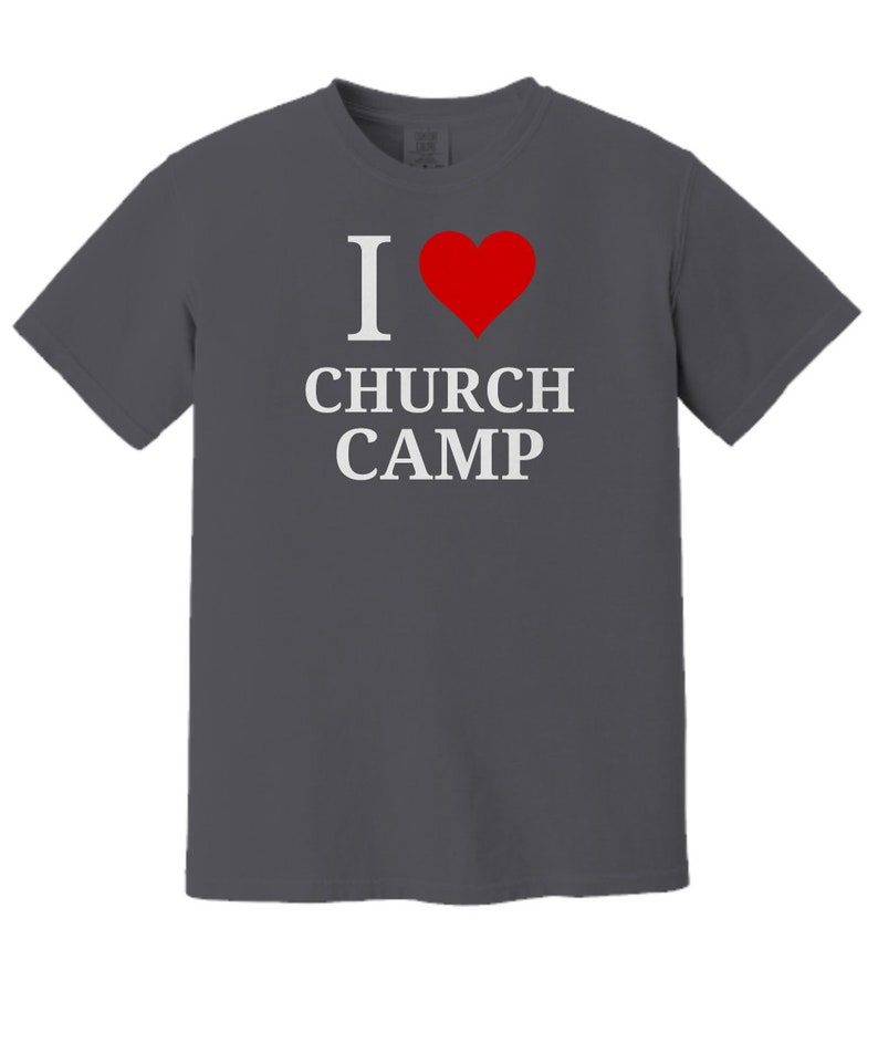 Camiseta "Amo la Iglesia", camiseta para grupos de jóvenes imagen 6