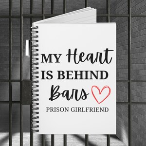 Prison Girlfriend Spiral Notebook, Prison Girlfriend Journal, Prison Girlfriend Stationary, Gift for Prison Girlfriend Era, Prison Fiancee