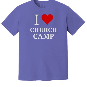 Camiseta "Amo la Iglesia", camiseta para grupos de jóvenes imagen 4