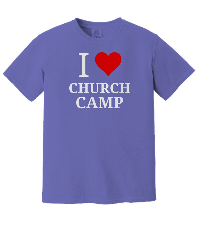 Camiseta "Amo la Iglesia", camiseta para grupos de jóvenes imagen 4