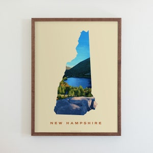 New Hampshire Franconia Notch Print