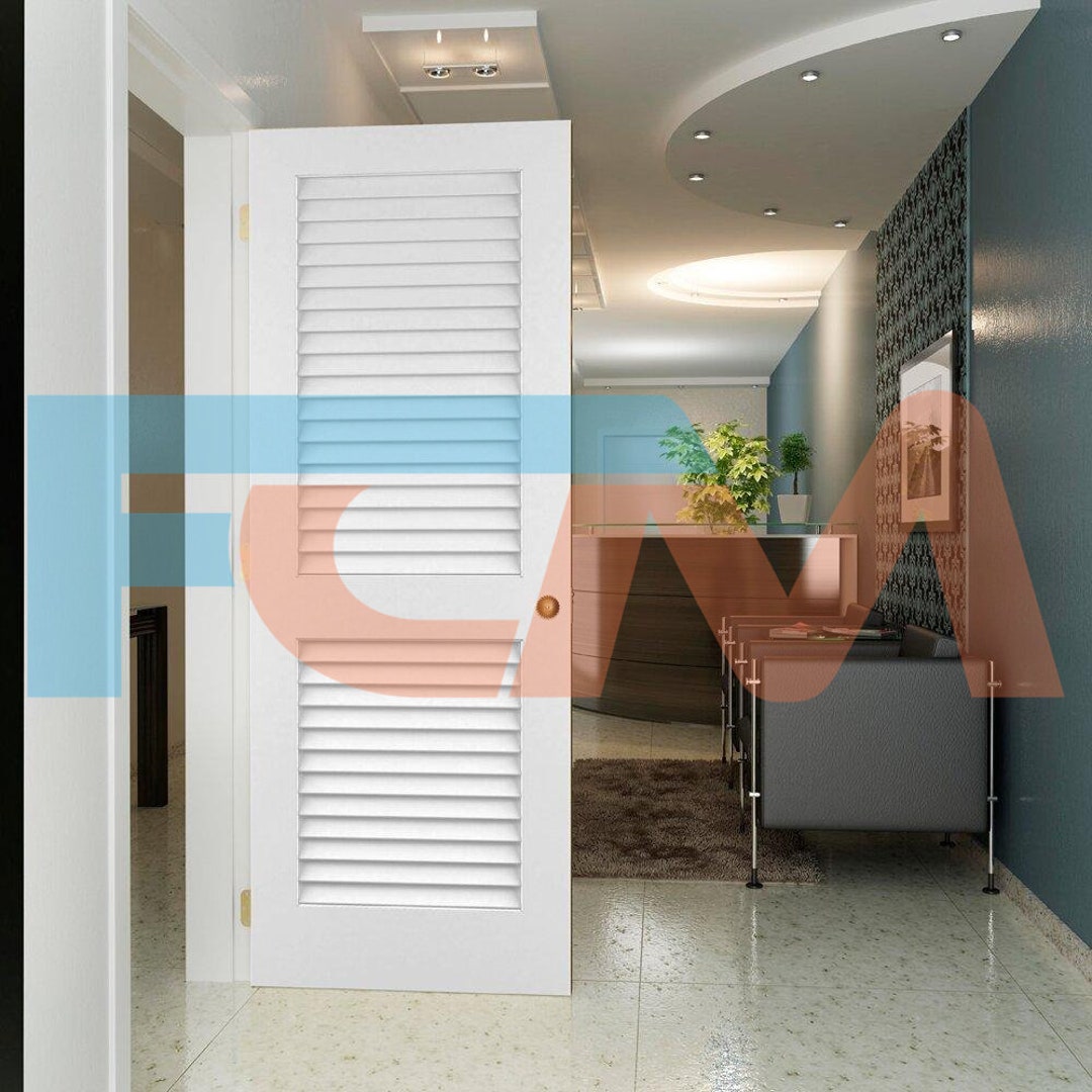 Wood Louvered Standard Door Wood Interior Doors Perfect for - Etsy