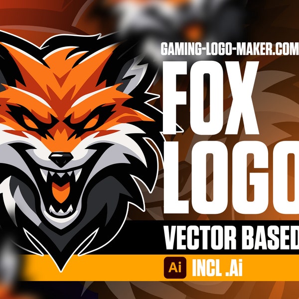 Fox Gaming Logo 01 | Esports Logo | Team Logo | Clan Logo | Mascot Design