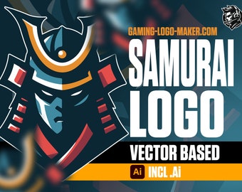 Samurai Gaming Logo 02 | Esports Logo | Team Logo | Clan Logo | Mascot Design