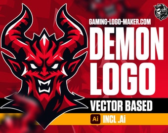 Demon Diablo Gaming Logo 01 | Esports Logo | Team Logo | Clan Logo | Mascot Design