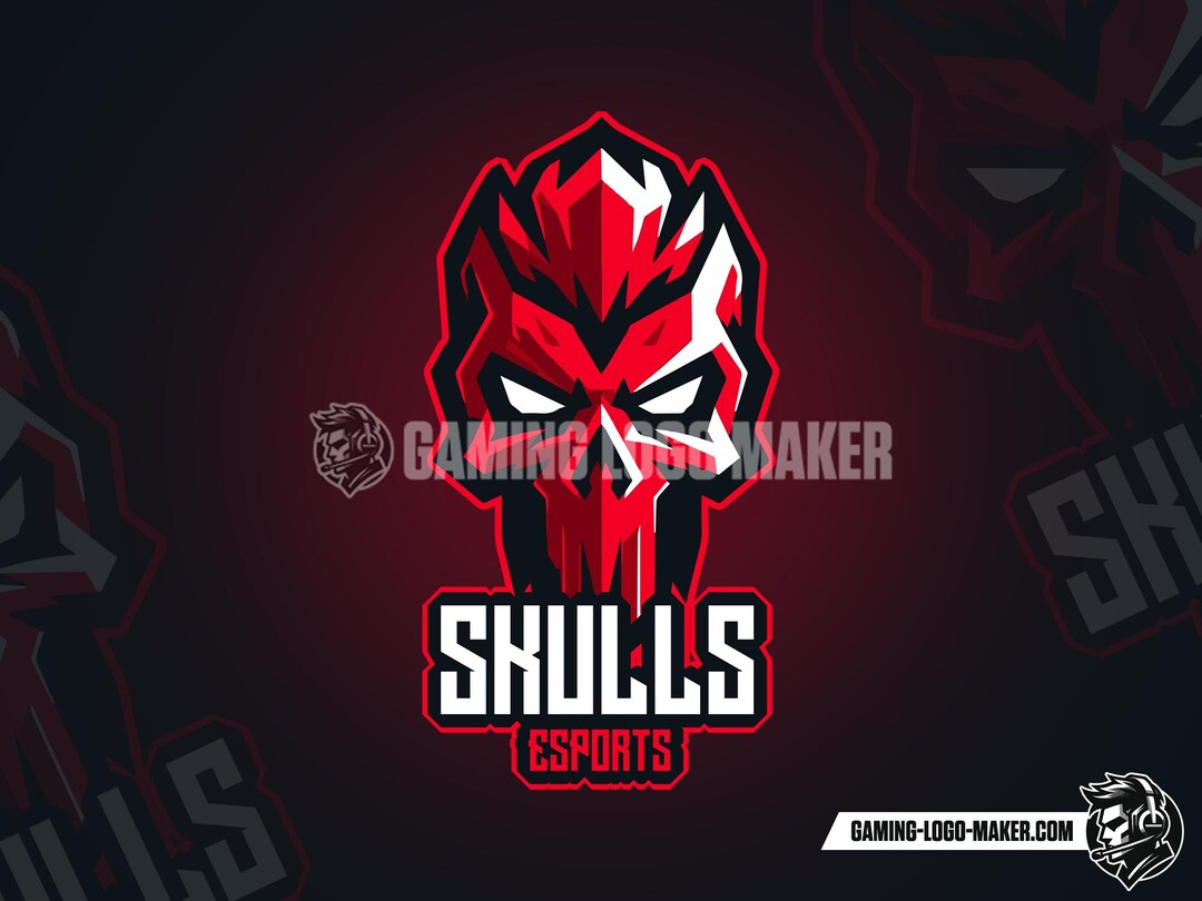 Skull Gaming Logo 03 | Esports Logo | Team Logo | Clan Logo | Mascot ...