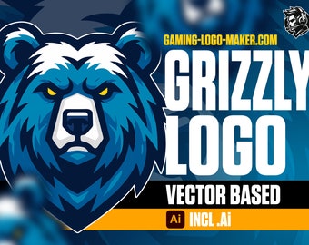 Grizzly Gaming Logo 03 | Esports Logo | Team Logo | Clan Logo | Mascot Design