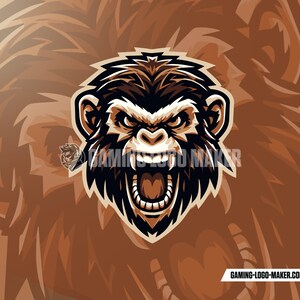 Monkey Gaming Logo 03 Esports Logo Team Logo Clan Logo Mascot Design image 3