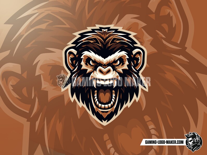 Monkey Gaming Logo 03 Esports Logo Team Logo Clan Logo Mascot Design image 3