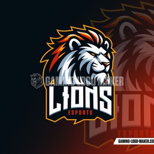 Lion Esports Logo 04 Gaming Logo Team Logo Clan Logo Mascot Design image 3