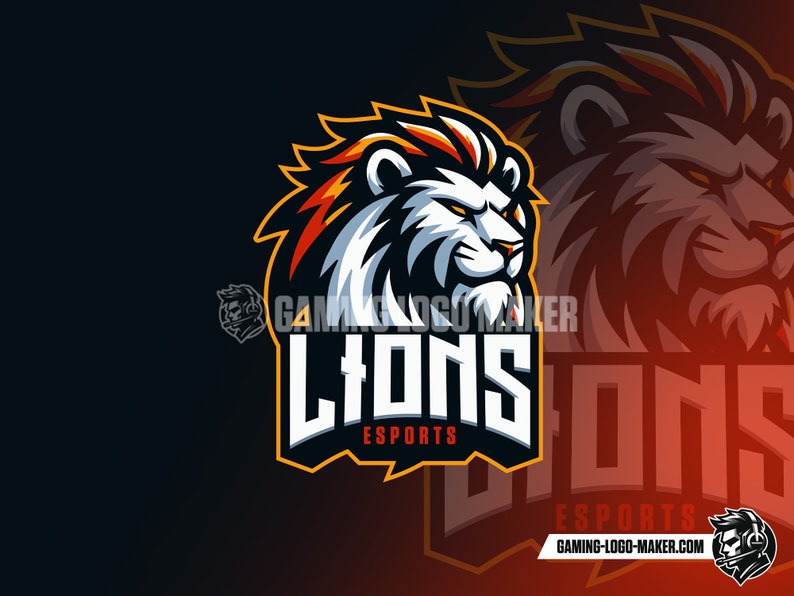 Lion Esports Logo 04 Gaming Logo Team Logo Clan Logo Mascot Design image 3