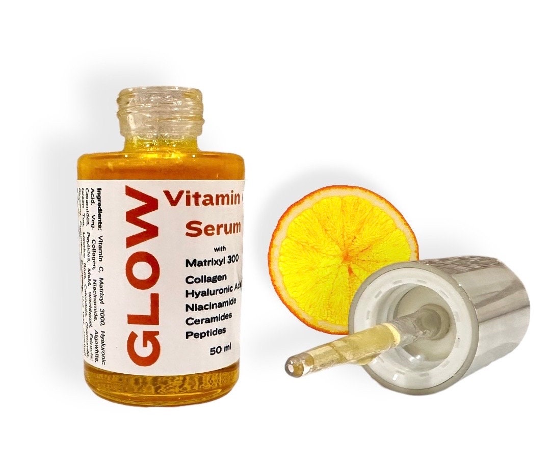 Vitamin C Serum With Collagen, Retinol, Peptides and Proteins Etsy