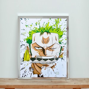 affiche poster - décoration murale intérieure - idée cadeau originale - print - anime wall art - anime manga art - poster fan art one piece