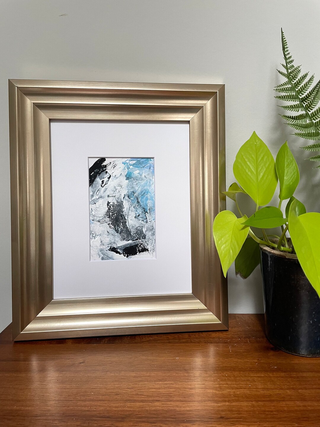 Unframed Abstract Painting, Small Painting, Original Artwork, Original