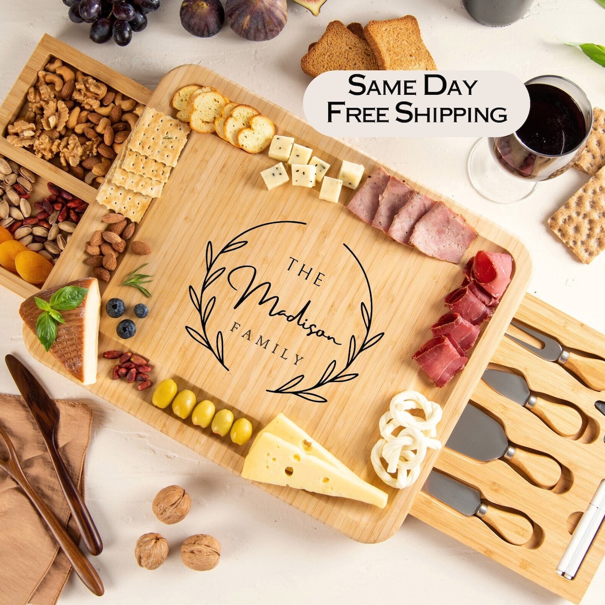 Personalized Charcuterie Board