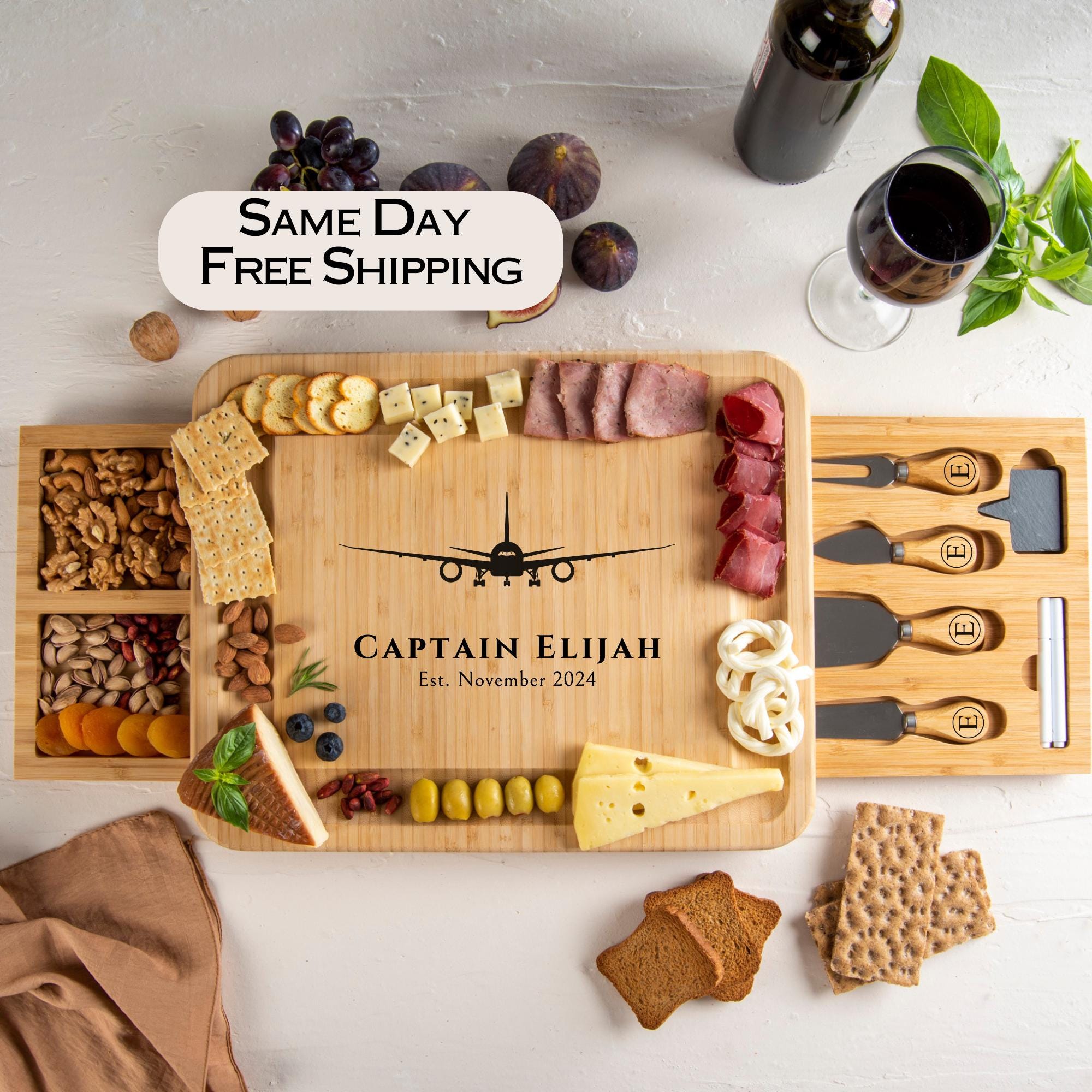 kaasplank Charcuterieplanken Grote Kaasplank Set Schaal Met 4 Messen Kaasmarkers Grote Charcuterie Bamboe Dienblad charcuterie borden kaasplank Charcuterieplanken Grote Kaasplank Set Schaal Met 4 Messen Kaasmarkers Grote Charcuterie Bamboe Dienblad charcuterie borden