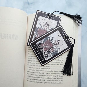 Marcapáginas El Lector, Marcapáginas Carta del Tarot, Marcapáginas Divertidos