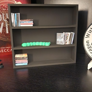 Mini Bookshelf, Small Bookshelf, Bookshelf Decor, Bookshelf for Miniature Books