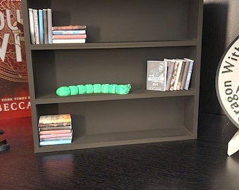 Mini-boekenplank: klein boekenplankdecor voor miniatuurboeken