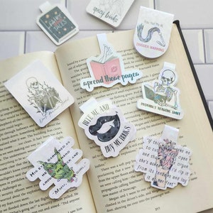 Smutty and Dark Romance Magnetic Bookmarks, Magnetic Bookmarks, Page Saver, Bookmarks