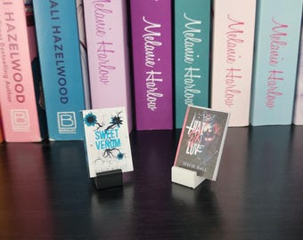 10 Piece Mini Book Display Stands for Tiny Bookshelves