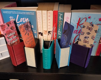 Marcapáginas impreso en 3D: regalo para amantes de los libros, decoración de estanterías